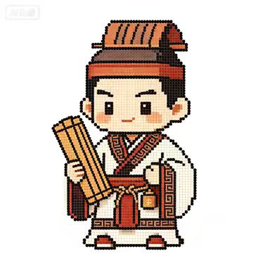 Chibi Ancient Chinese Characters-Bamboo Slip Scholar